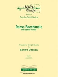 Danse Bacchanale Orchestra sheet music cover Thumbnail
